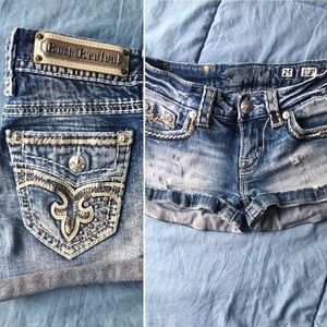 Women’s Miss Me Shorts&Rock Revival size 25 Bundle